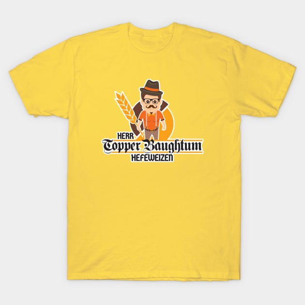 Herr Topper Baughtum Hefeweizen T-Shirt by PenIslandBrewing